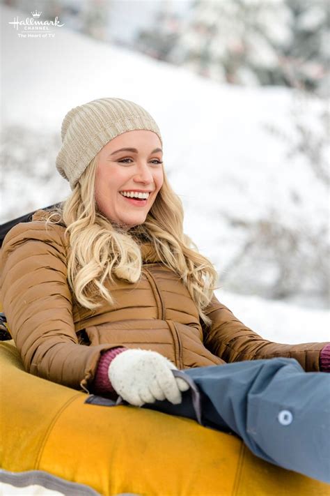 Love On The Slopes Its All Smiles With Katrina Bowden As She Sleds