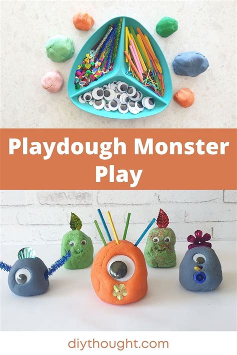 Diy Playdough Monster Play Diy Playdough Diy Crafts For Kids Kids