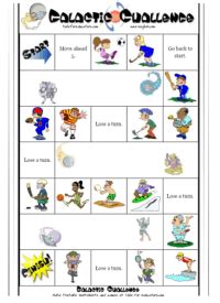 Board games for practising english speaking with a shared screen. Board Games for Kids