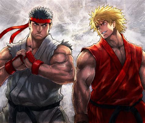 Ryu And Ken Brothers In Fight Street Fighter 5 Tekken X Street