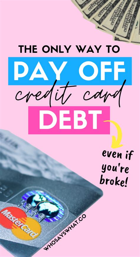 How To Pay Off Credit Card Debt Fast Who Says What In 2020 Paying