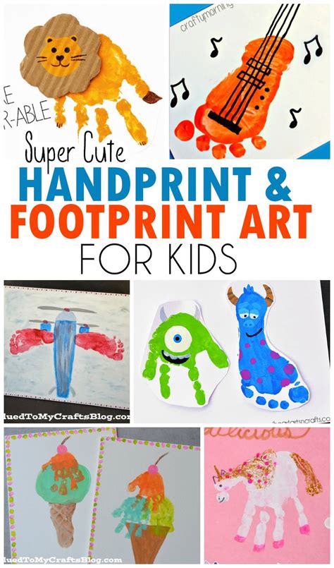 Handprint And Footprint Art For Kids Footprint Art Art For Kids