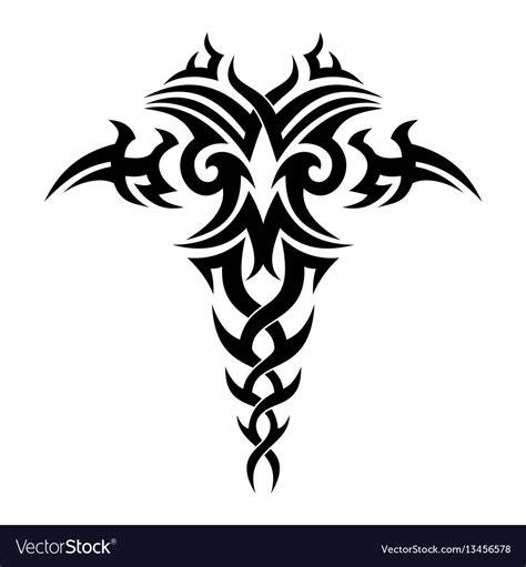 Tribal Tattoo Design Royalty Free Vector Image