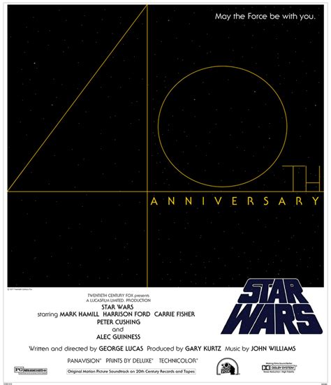 Star Wars 40th Anniversary Poster By Mahboi Dinner On Deviantart