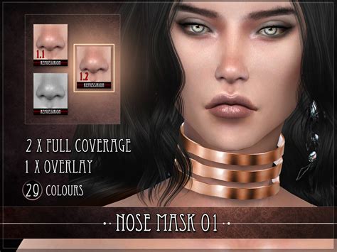 The Sims Resource Nose Mask 01 V2