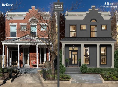 15 Painted Brick Houses With Before And After Photos Brickandbatten