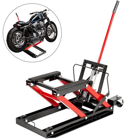 Vevor Hydraulic Motorcycle Scissor Jack With 1700lbs Load Capacity