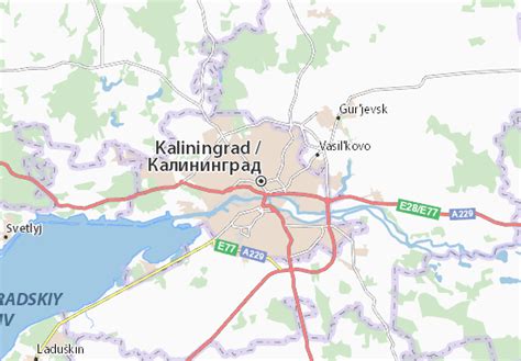 Michelin Kaliningrad Map Viamichelin