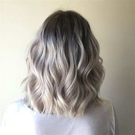 Balayage Ombre Blended Beautiful Blend Lighter Brighter Creamy Ashy