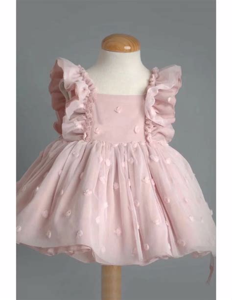 Newborn Baby Dress Infant Pink Backless Princess Dress In Dresses From