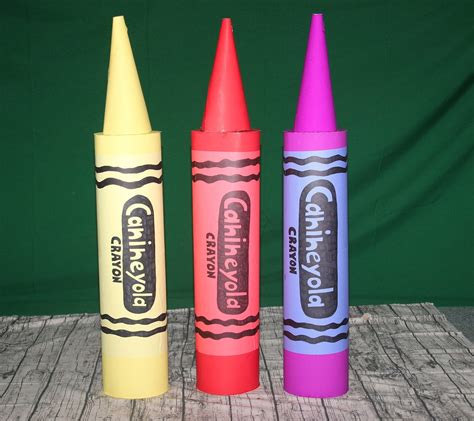 Making a Crayon Costume | ThriftyFun