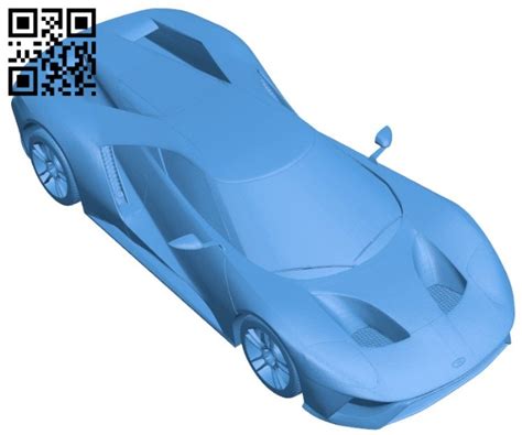 Car Ford Gt B006027 Download Free Stl Files 3d Model For 3d Printer And