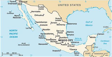 West Coast Mexico Map