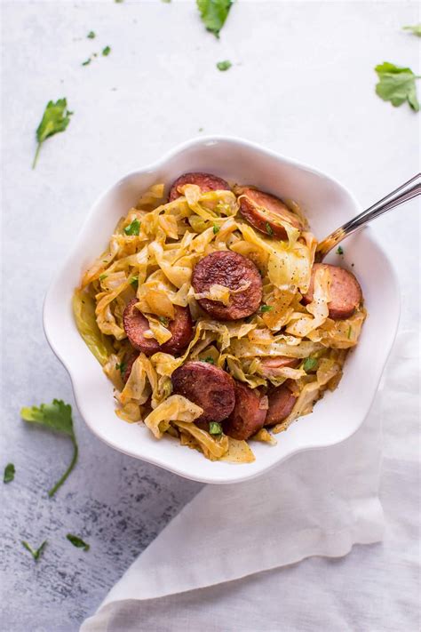 And almost nothing is simpler than cabbage soup. Sautéed Cabbage and Kielbasa | Recipe | Sauteed cabbage ...