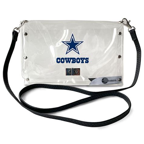 DALLAS COWBOYS STADIUM-APPROVED ENVELOPE CLEAR TOTE – JR'S SPORTS