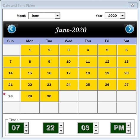 Time Picker And Date Time Picker Control In Vba Pk An Excel Expert