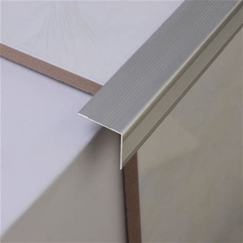 China Anti Slip Ceramic Tile Stair Nosing Aluminum Metal Step Edge Trim China Stair Nosing