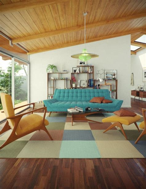 A complete guide to mid century modern furniture, architecture and design. 79 Stylish Mid-Century Living Room Design Ideas - DigsDigs