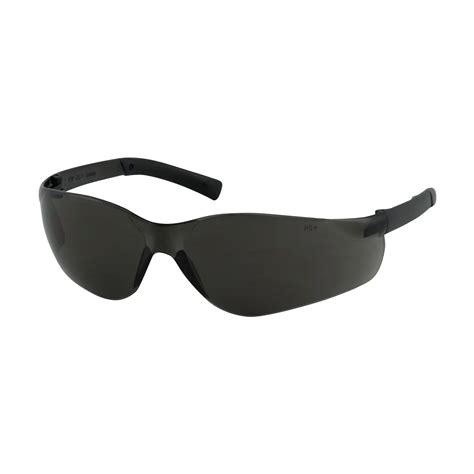 bouton® zenon z13™ rimless safety glasses dark gray frame gray lens anti scratch anti fog coat