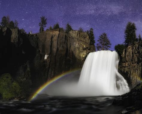 Rare Night Rainbows Created By Moonlight To Arrive In Yosemite