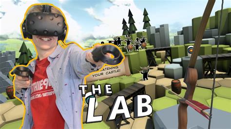 First Vr Gameplay With The Vive The Lab Htc Vive Youtube
