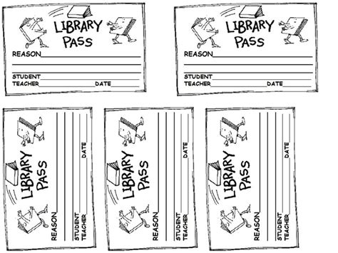 17 Best Images About Library Hall Pass On Pinterest Noise Levels