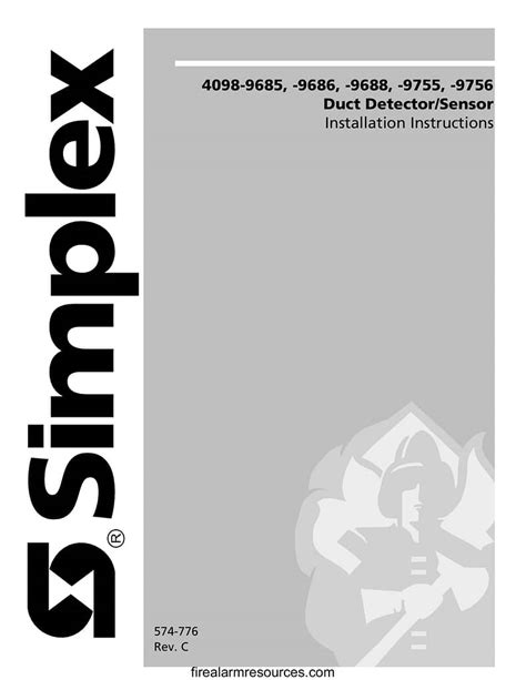 Simplex 4098 9685 9686 9688 9755 9756 Duct Detector Sensor