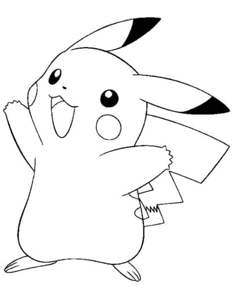 72【desenhos Animados Para Colorir】→ Grátis In 2021 Pikachu Coloring