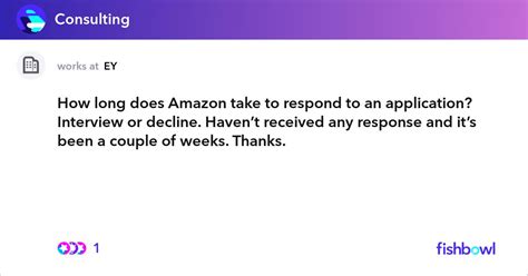 We did not find results for: How long does Amazon take to respond to an application ...