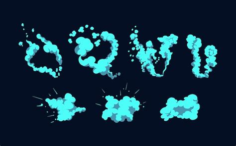 Premium Vector Smoke Explosion Animation Of An Explosion With Comic