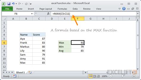 Excel Function Exceljet