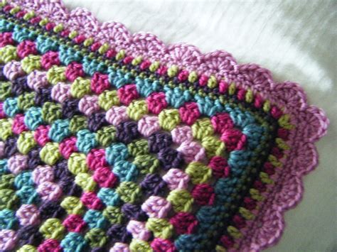 Betsy Makes Giant Granny Square For Our Sofa Crochet Border