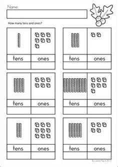 Worksheet on tens and ones. 14 Best Images of Kindergarten Counting Worksheets 1- 100 ...