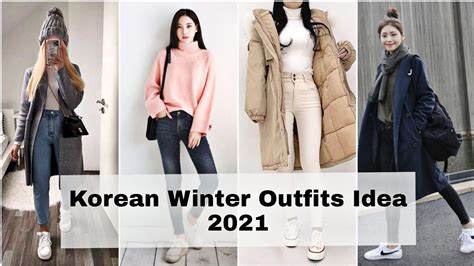 Korean Winter Outfits Idea 2022 Korean Jeans And Top Design Idea For Girls Female Korean