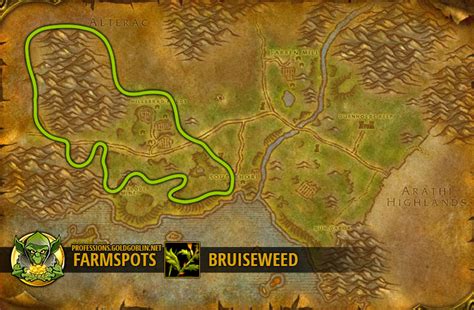 Wow Farming Bruiseweed World Of Warcraft Classic Farm Guide