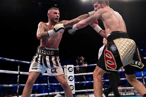 photos lewis ritson wins bruising war with robbie davies boxing news