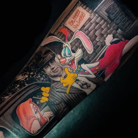 Tattoos Ceramic Tattoo Art Rabbit Tattoos Roger Rabbit Movie Tattoos