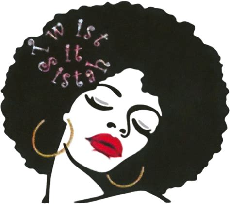 Afro Textured Hair Hairstyle Clip Art Black Woman Png Download 1024