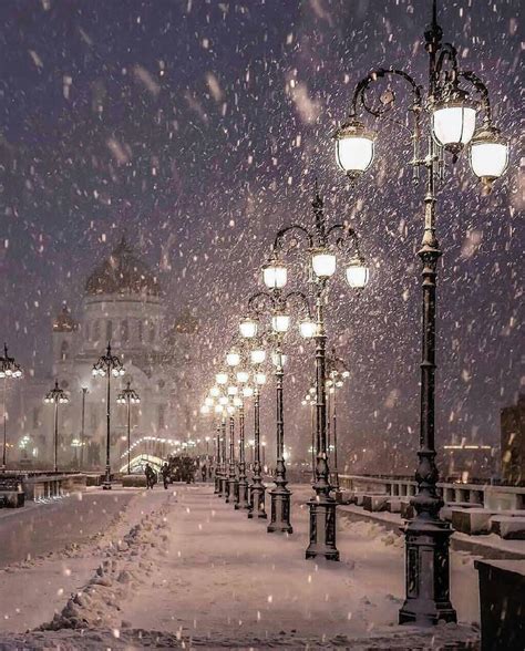 Magical Snowfall ~ Moscow Russia Photo Elenakrizhevskaya Winter