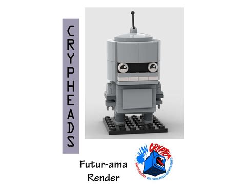 Lego Moc Futurama Bender By Vancrypto Rebrickable Build With Lego