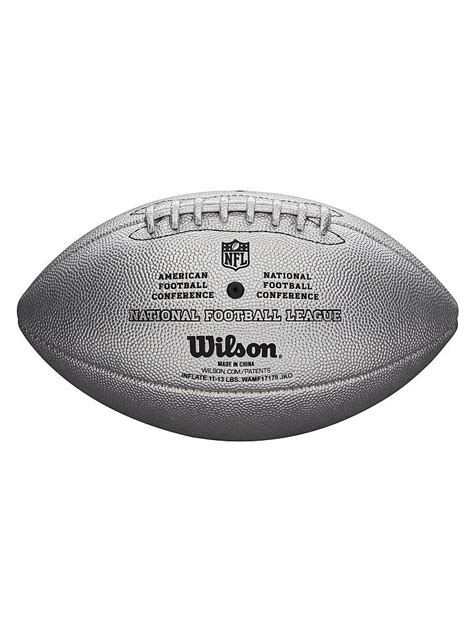 Wilson American Football Nfl Replica Game Ball The Duke Metallic