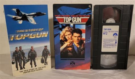 Original Paramount Top Gun Vhs Movie 1986 Tom Cruise And The Story Of Top