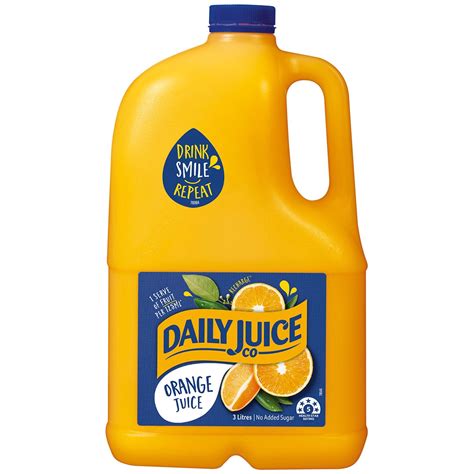 Daily Juice Pulp Free Orange Juice 3l Costco Australia