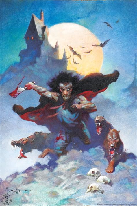 Wolves Night By Frank Frazetta Fantasy Werewolf Posters For Walls