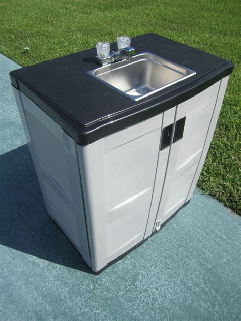 Self Contained Portable Hand Wash Sink~ Hot Water Ebay