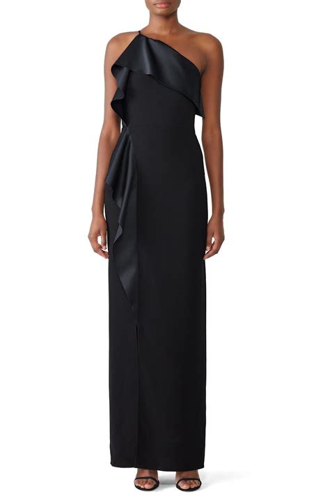 Draped Column Gown By Halston For 65 Rent The Runway