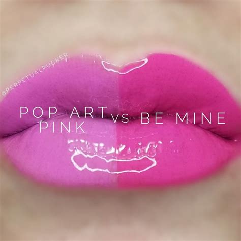Lipsense Distributor Perpetualpucker Pop Art Pink Vs Be Mine