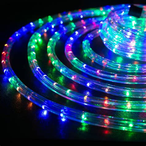 Wyzworks Multi Rgb Led 50 Ft Extendable Rope Light 12 Thick