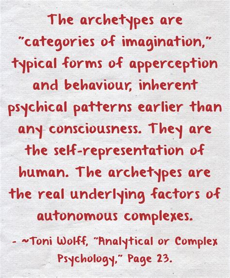 The Archetypes Are Categories Of Imagination Typical Quozio