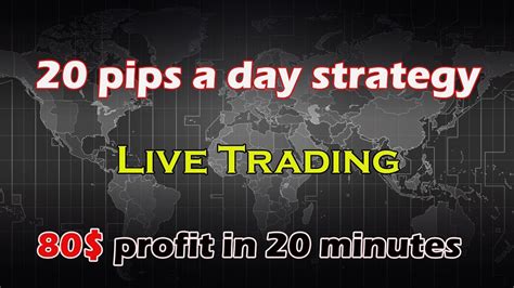 The Best Forex Strategy Live Trading With 20 Pips A Day Youtube